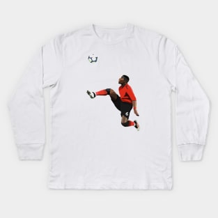 Paul Pogba Kids Long Sleeve T-Shirt